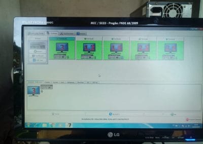 Tela de configuração do ASTER